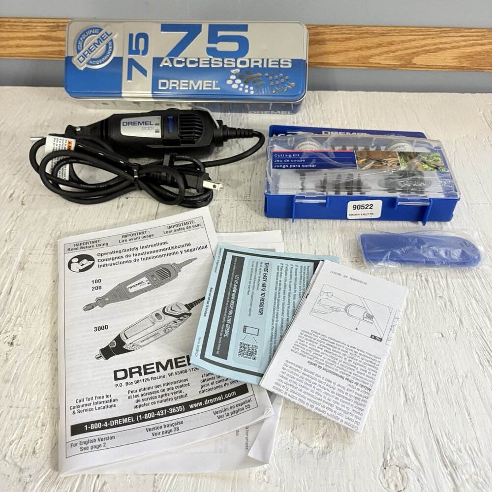 Dremel MultiPro Model 200 Two Speed Rotary Tool With Accessories Tested